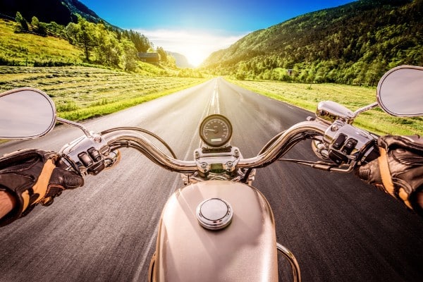 Motorcycle lane splitting