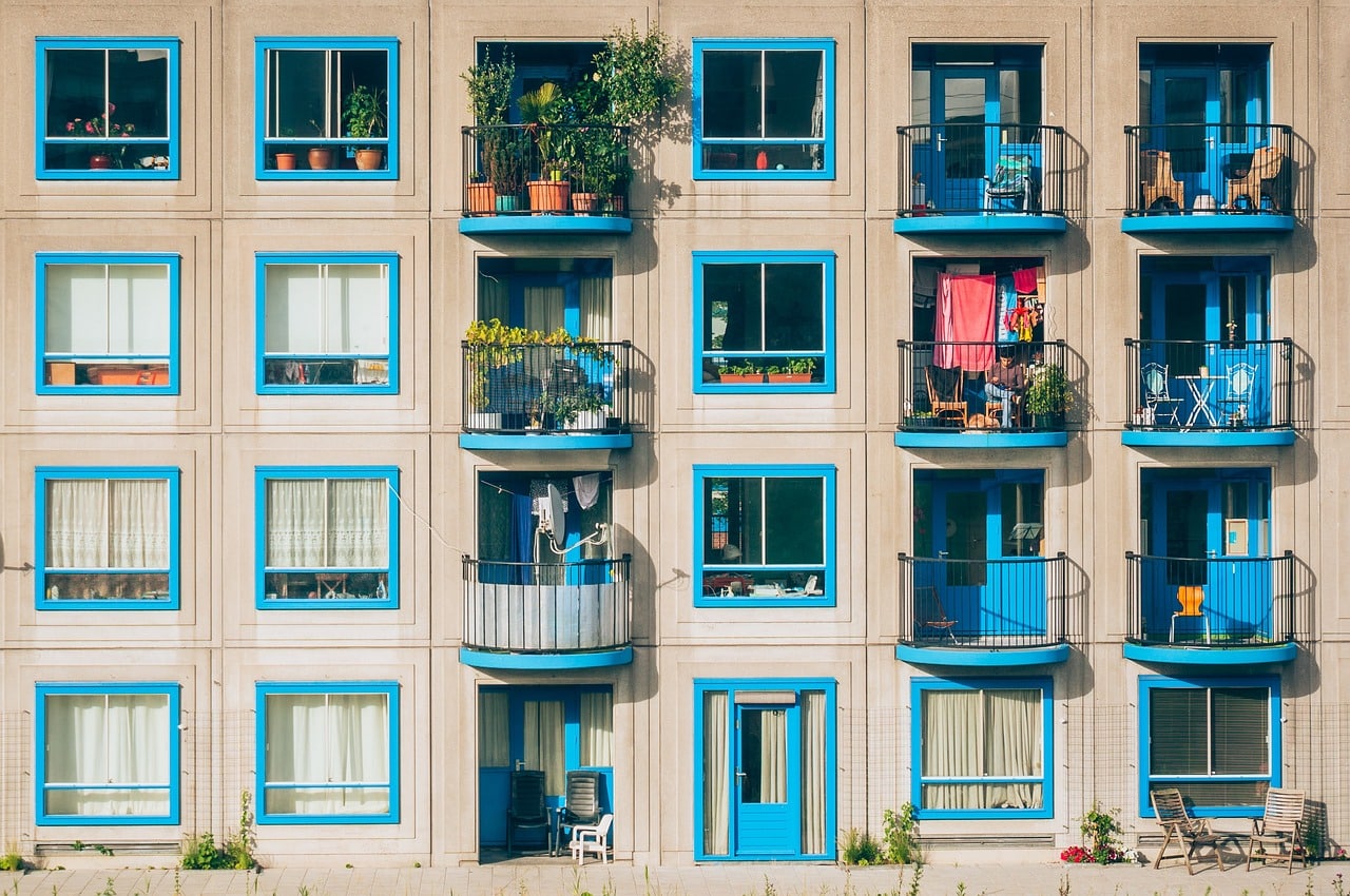 Apartment windows
